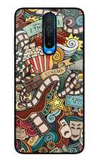 Cinema Abstract Poco X2 Glass Case