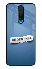 Be Original Poco X2 Glass Case