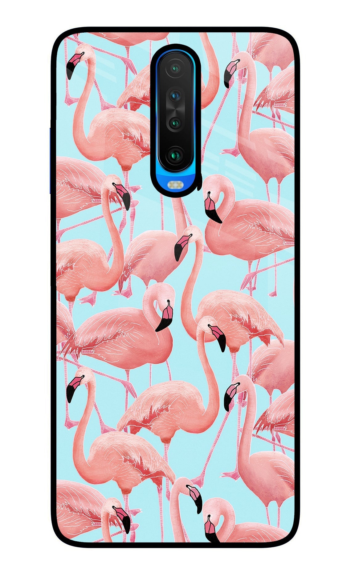 Flamboyance Poco X2 Glass Case