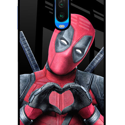 Deadpool Poco X2 Glass Case Back Cover by Casekaro