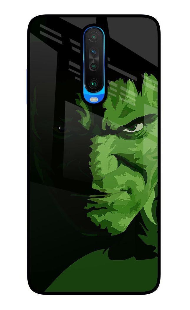 HULK Poco X2 Glass Case Back Cover by Casekaro