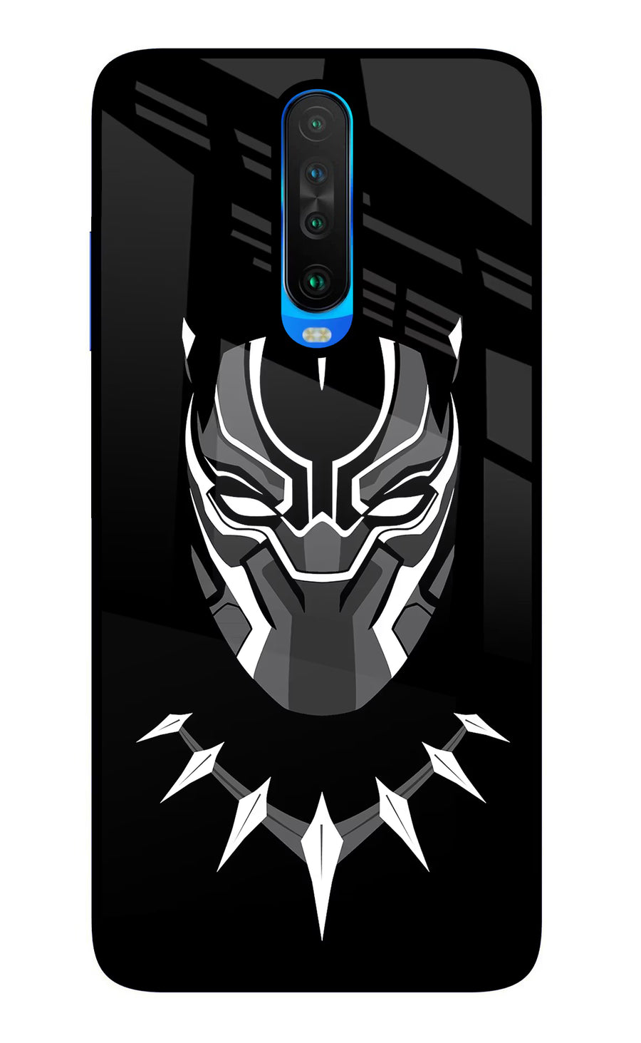 Black Panther Poco X2 Back Cover, Glass case