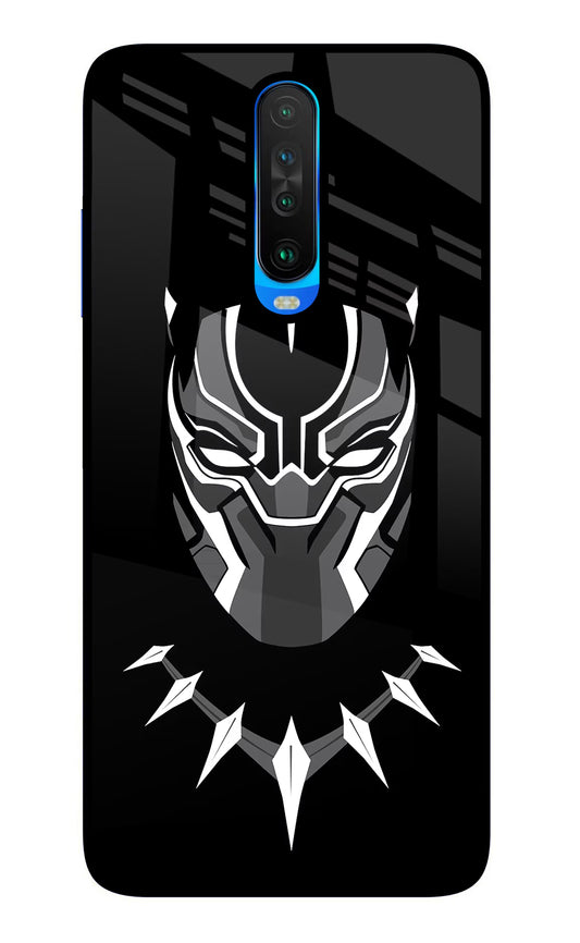 Black Panther Poco X2 Glass Case