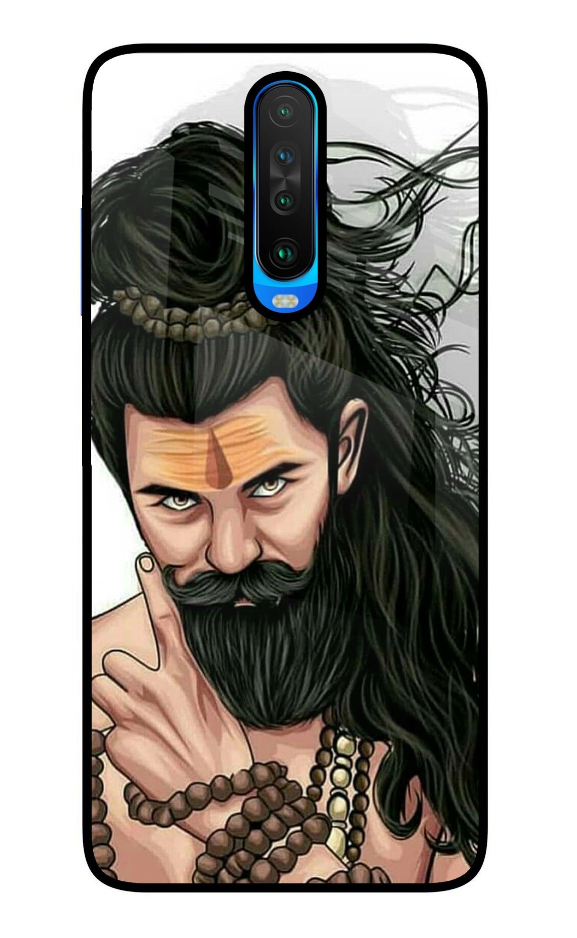 Mahadev Poco X2 Glass Case