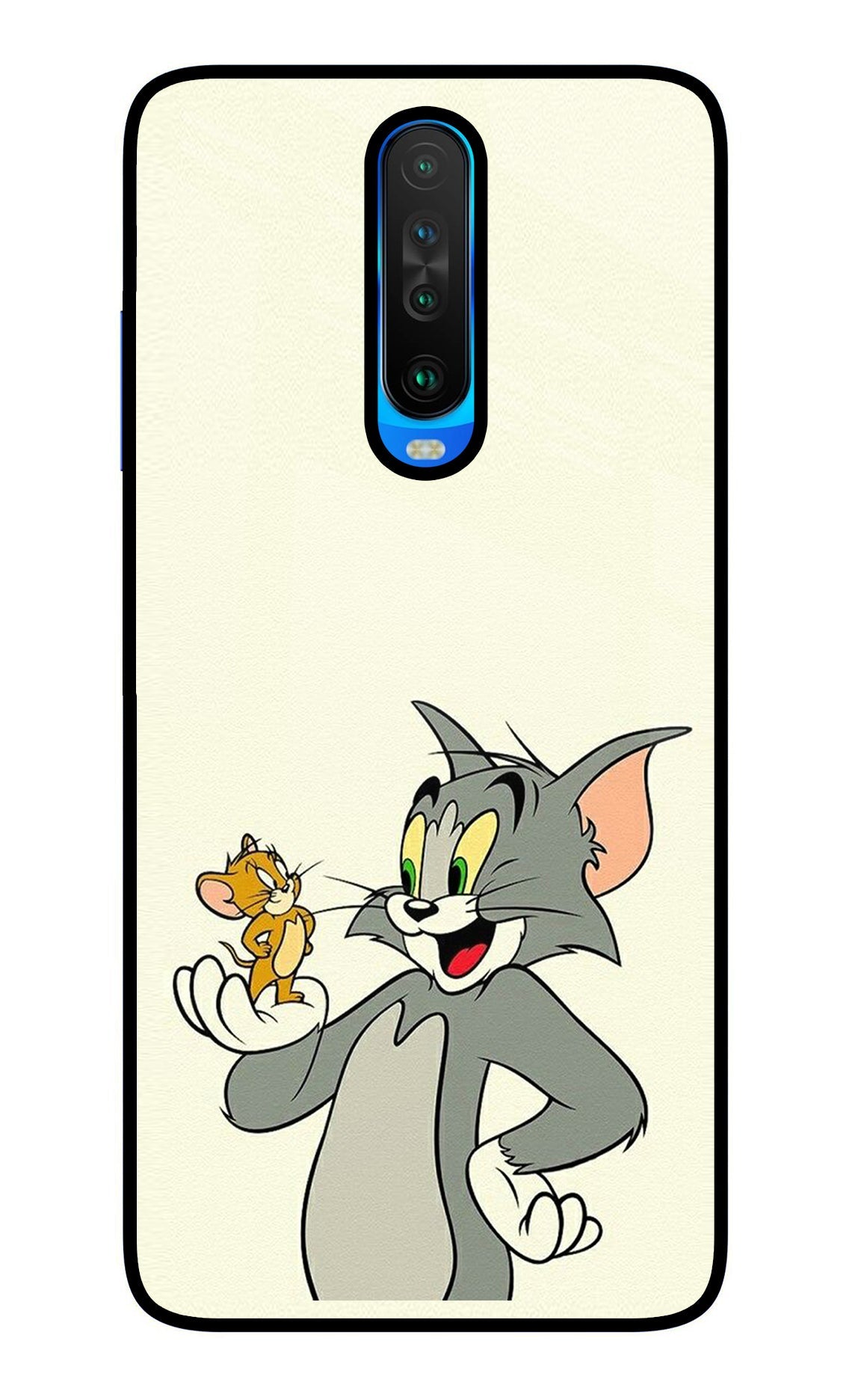 Tom & Jerry Poco X2 Glass Case