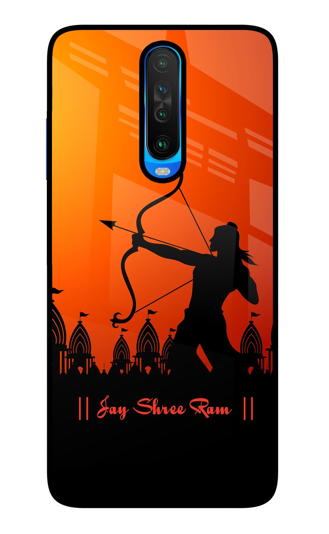 Lord Ram - 4 Poco X2 Back Cover