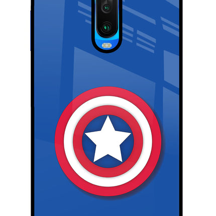 Shield Poco X2 Glass Case Back Cover by Casekaro