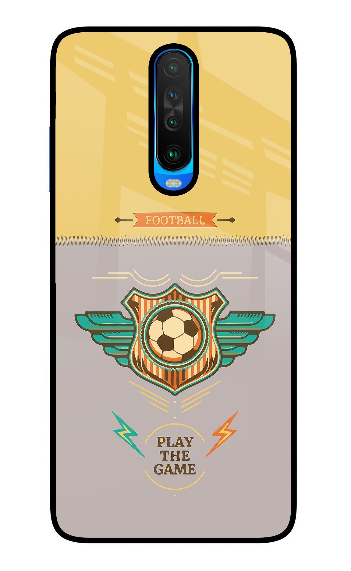 Football Poco X2 Back Cover