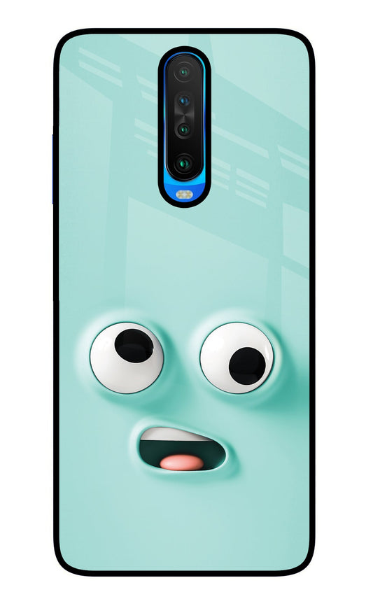 Funny Cartoon Poco X2 Glass Case