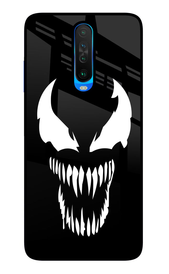 Venom Poco X2 Glass Case Back Cover by Casekaro
