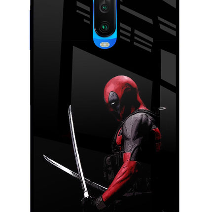 Deadpool Poco X2 Glass Case Back Cover by Casekaro
