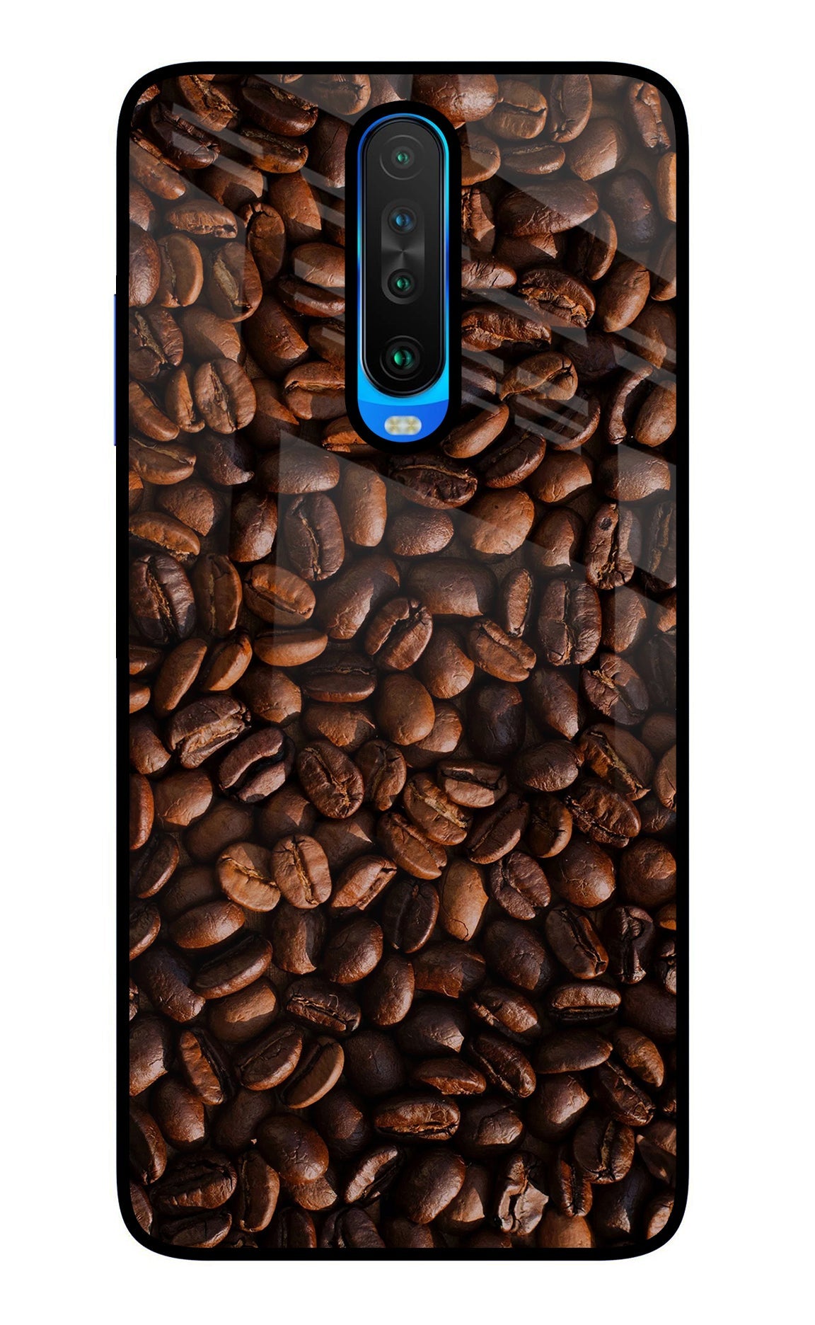 Coffee Beans Poco X2 Glass Case