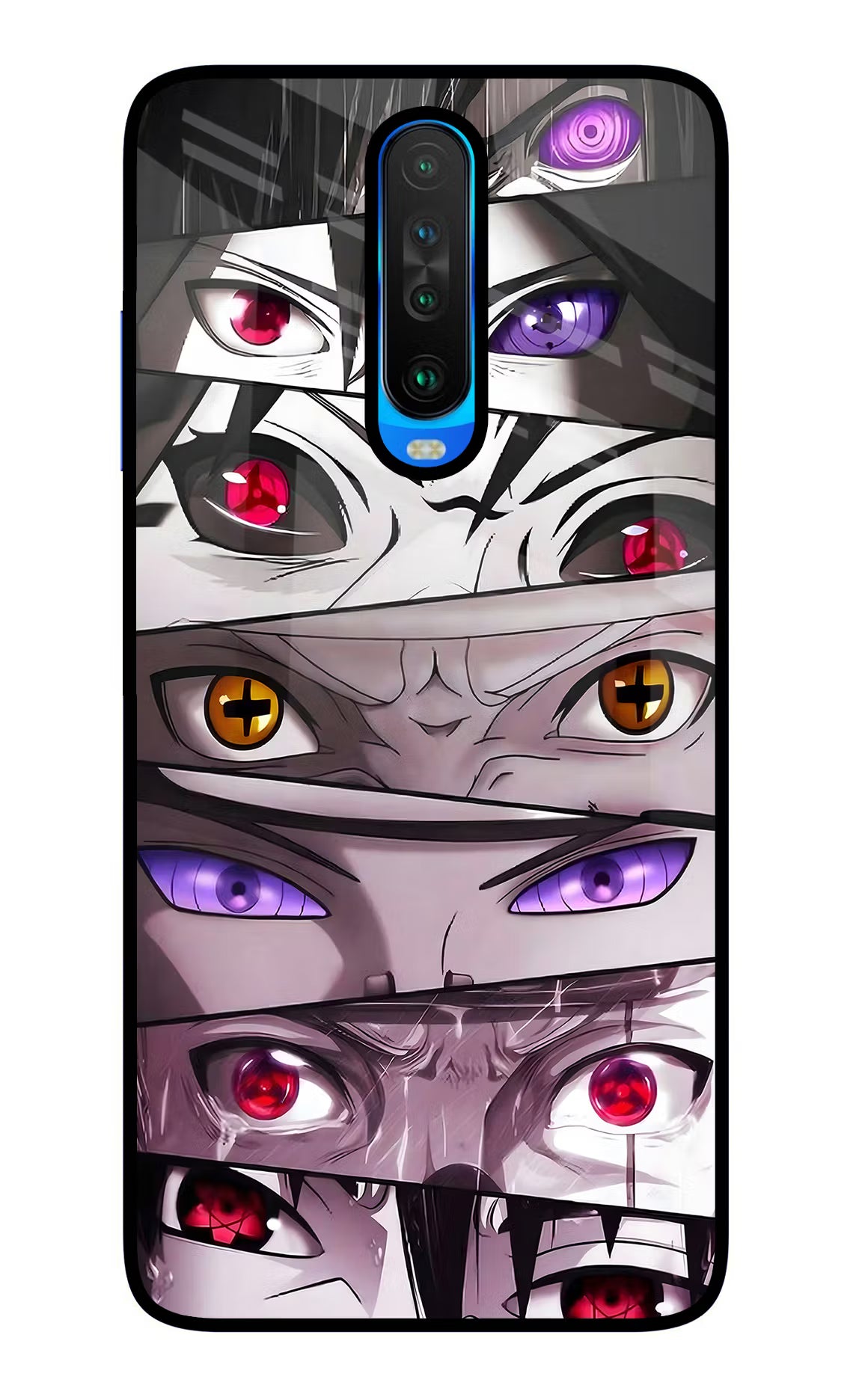 Naruto Anime Poco X2 Glass Case Back Cover by Casekaro