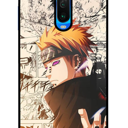 Pain Anime Poco X2 Glass Case Back Cover by Casekaro