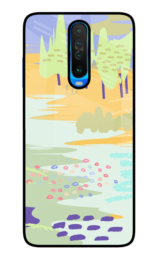 Scenery Poco X2 Glass Case