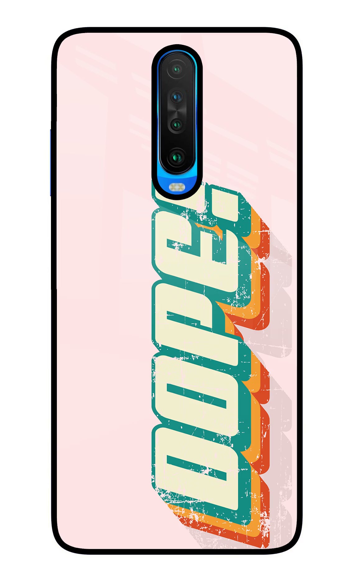 Dope Poco X2 Glass Case Back Cover by Casekaro