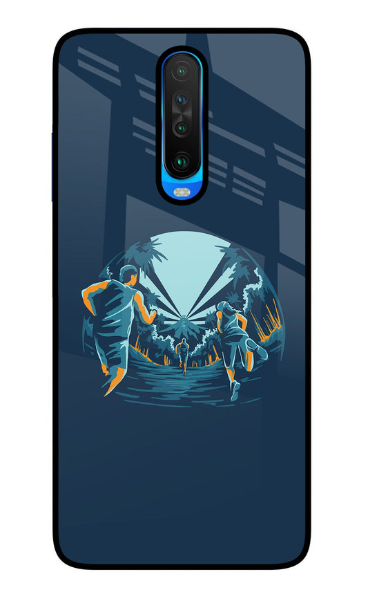 Team Run Poco X2 Glass Case