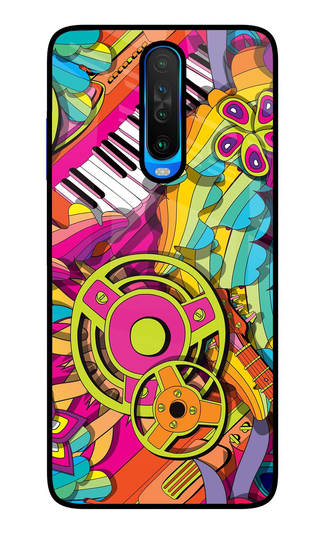 Music Doodle Poco X2 Back Cover