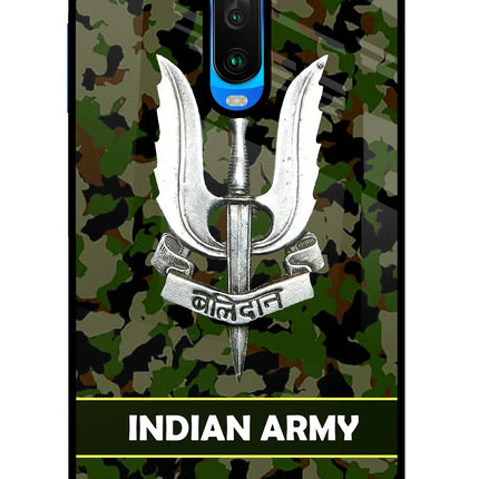 Balidan Indian Logo Poco X2 Glass Case