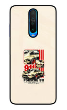 Classic Porsche 911 Poco X2 Glass Case