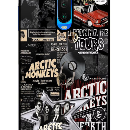 Arctic Monkeys Poco X2 Glass Case Back Cover by Casekaro