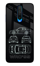 WRC'99 Poco X2 Glass Case