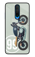 Classic Cafe Racer 99 Poco X2 Glass Case