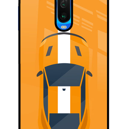 Highway Pursuit Poco X2 Glass Case Back Cover by Casekaro