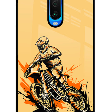 Off-Road Fury Poco X2 Glass Case