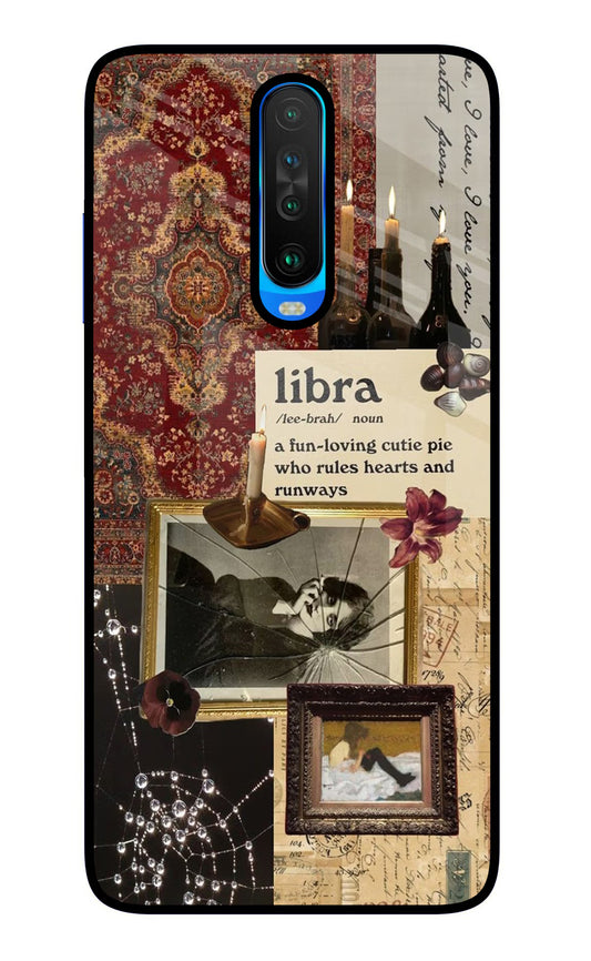 Libra Zodiac Poco X2 Glass Case