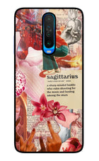 Sagittarius Zodiac Poco X2 Glass Case