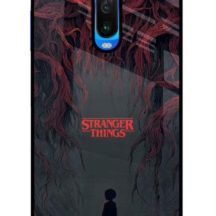 Ordinary Things Dark Side Poco X2 Glass Case Back Cover by Casekaro