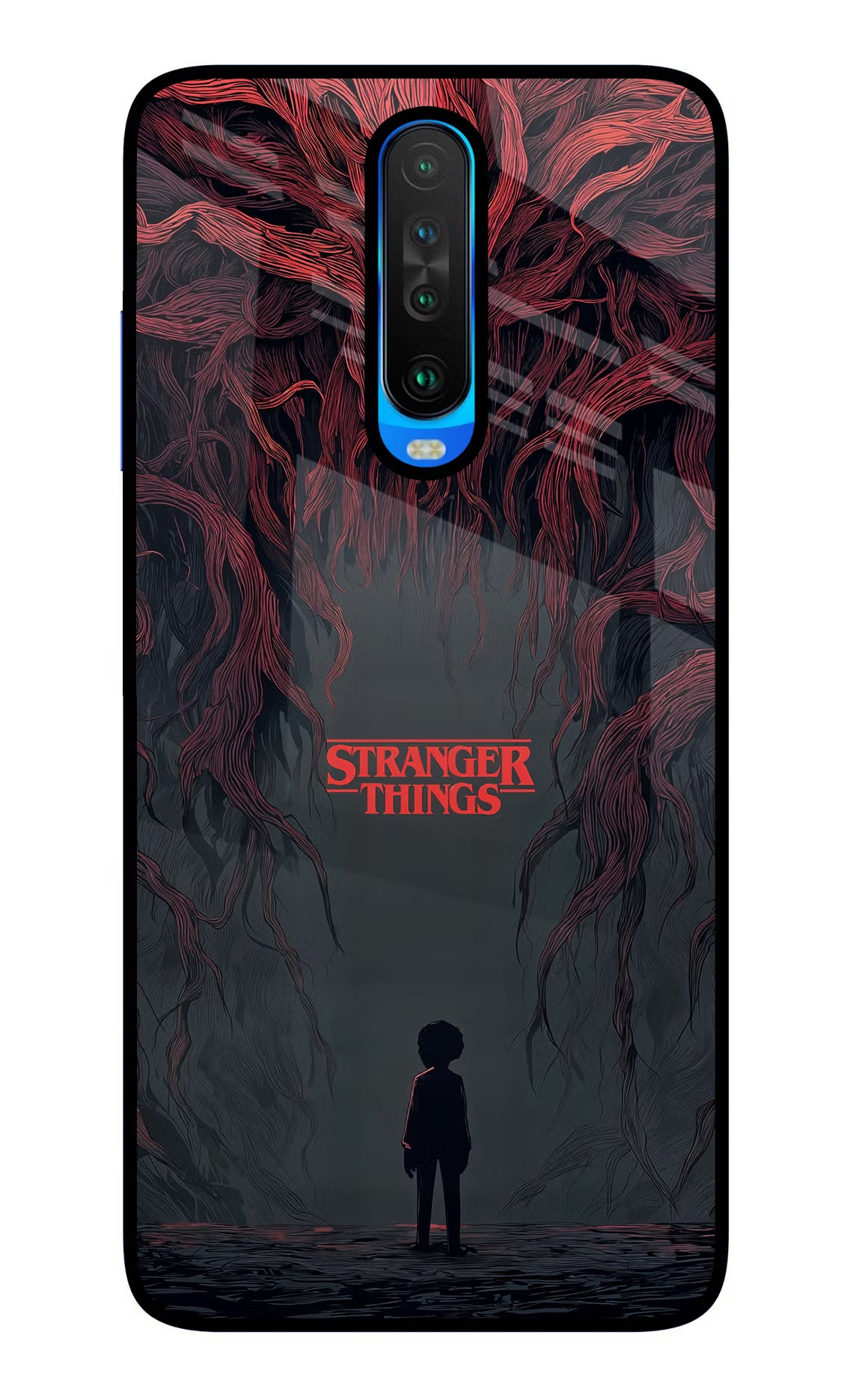 Ordinary Things Dark Side Poco X2 Glass Case Back Cover by Casekaro