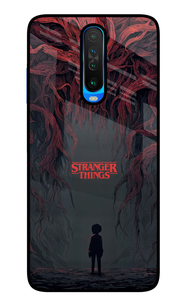 Ordinary Things Dark Side Poco X2 Glass Case Back Cover by Casekaro