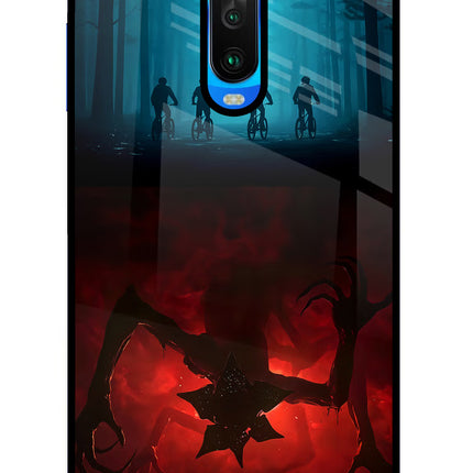 Ordinary Things Downside Up Poco X2 Glass Case Back Cover by Casekaro