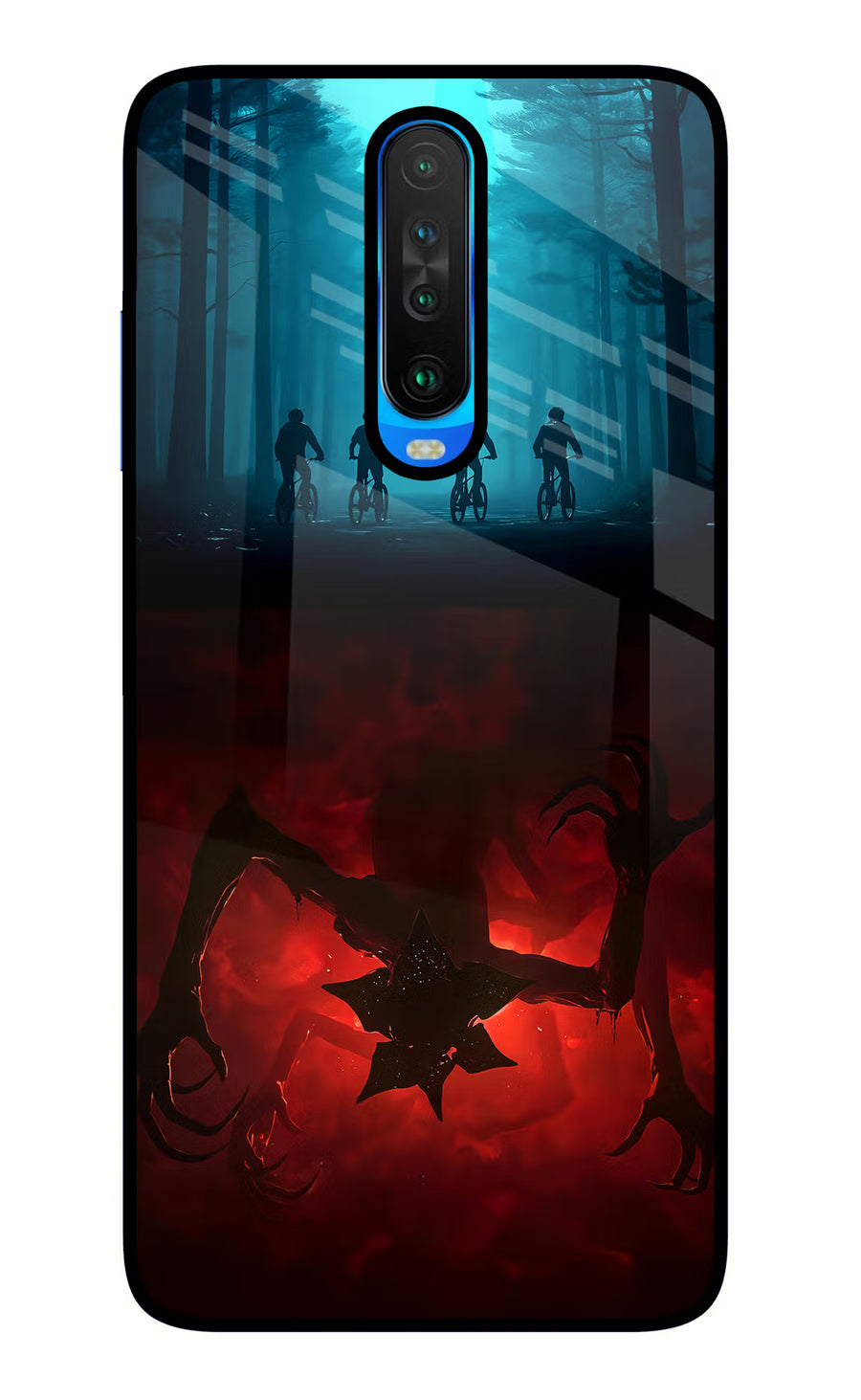 Ordinary Things Downside Up Poco X2 Back Cover, Glass case