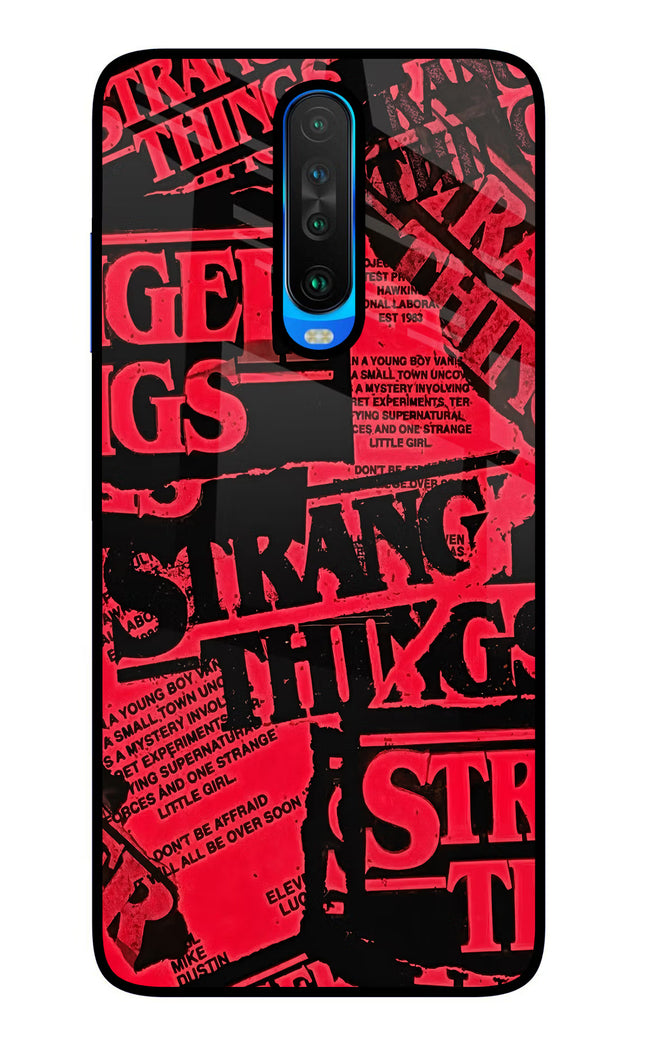 Ordinary Things Poco X2 Glass Case