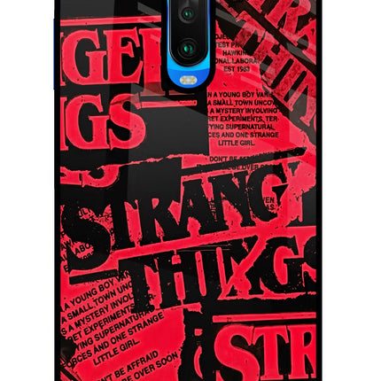 Ordinary Things Poco X2 Glass Case Back Cover by Casekaro