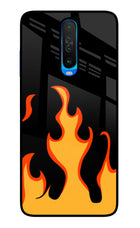 Fired Up – Black Poco X2 Glass Case