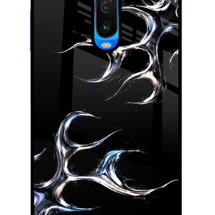 Chrome Tribal Poco X2 Glass Case Back Cover by Casekaro
