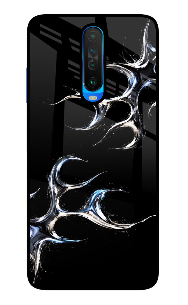 Chrome Tribal Poco X2 Glass Case Back Cover by Casekaro