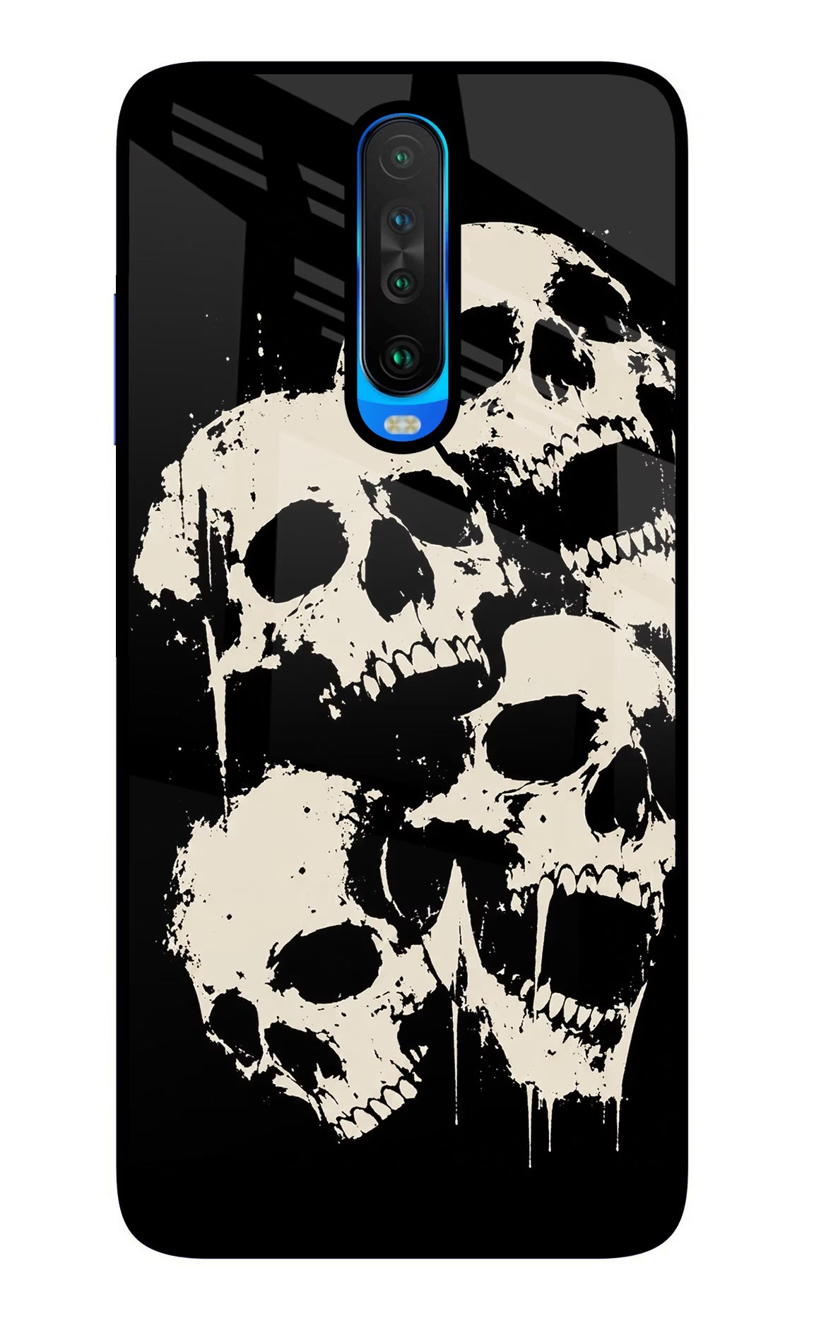 Dead Stack Poco X2 Glass Case Back Cover by Casekaro