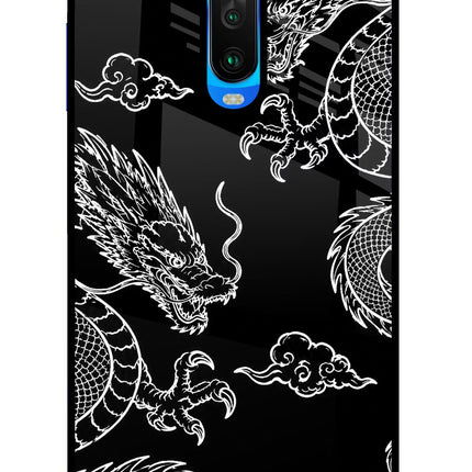 Twin Dragons Poco X2 Glass Case