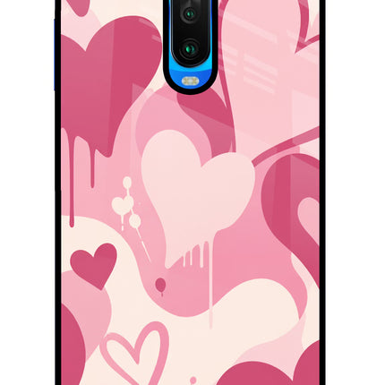 Hearty case Poco X2 Glass Case
