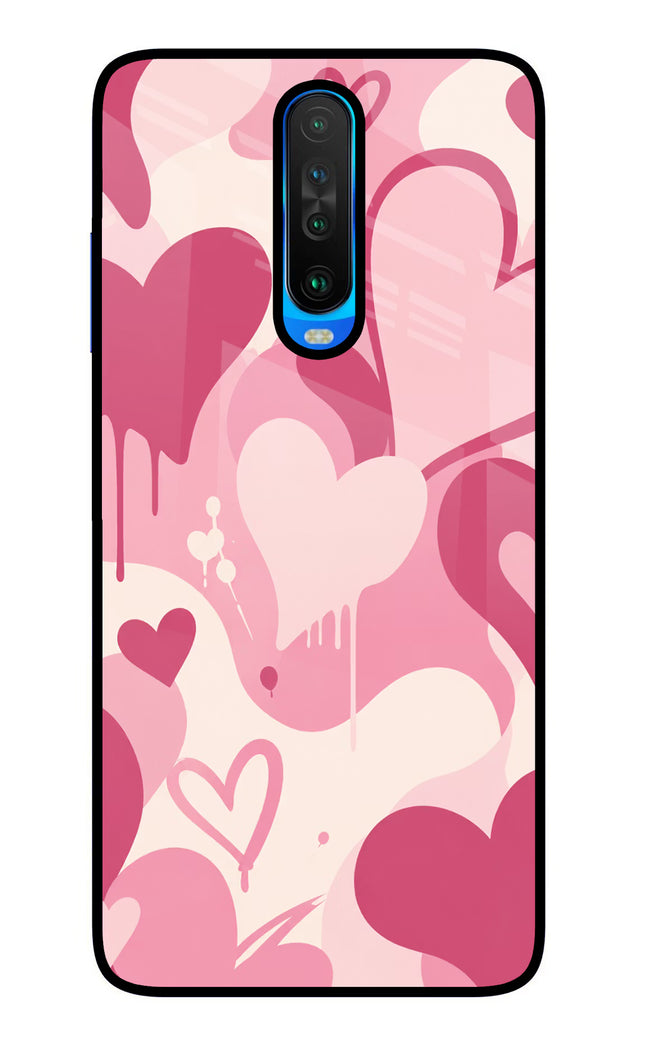Hearty case Poco X2 Glass Case