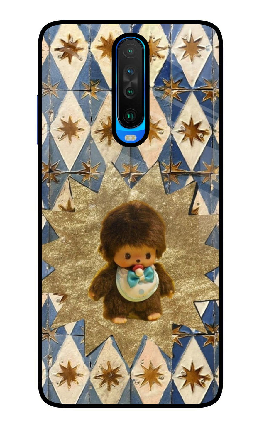 Woodooo Poco X2 Back Cover, Glass case