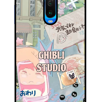 Studio Ghibli Poco X2 Glass Case Back Cover by Casekaro