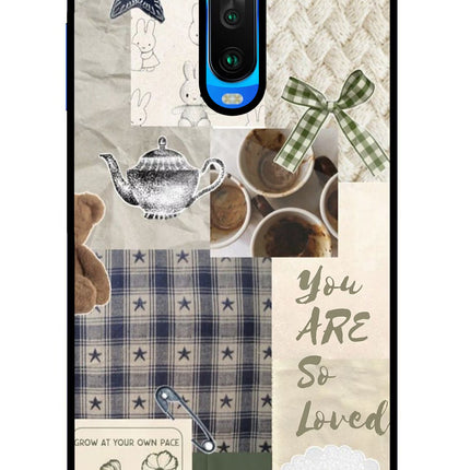 Cookie Poco X2 Glass Case Back Cover by Casekaro