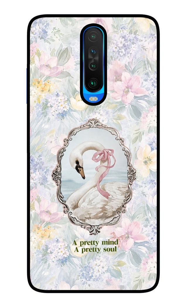 Pretty Mind Pretty Soul Poco X2 Glass Case