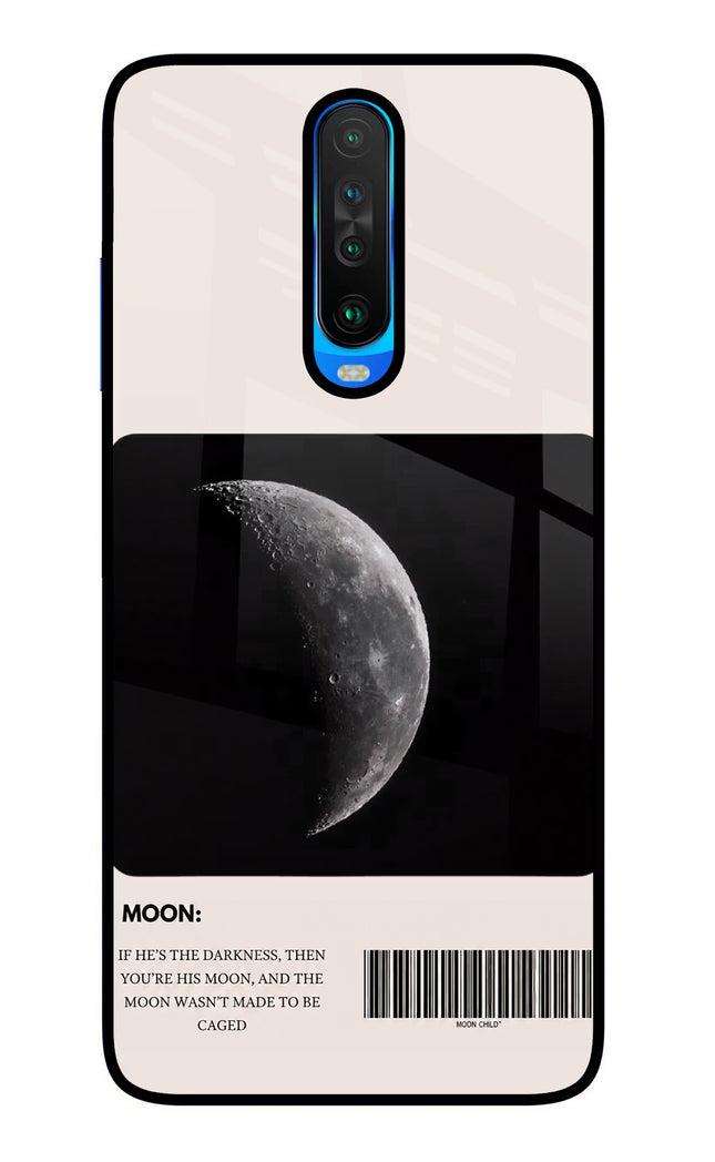 Moon Phase Poco X2 Glass Case